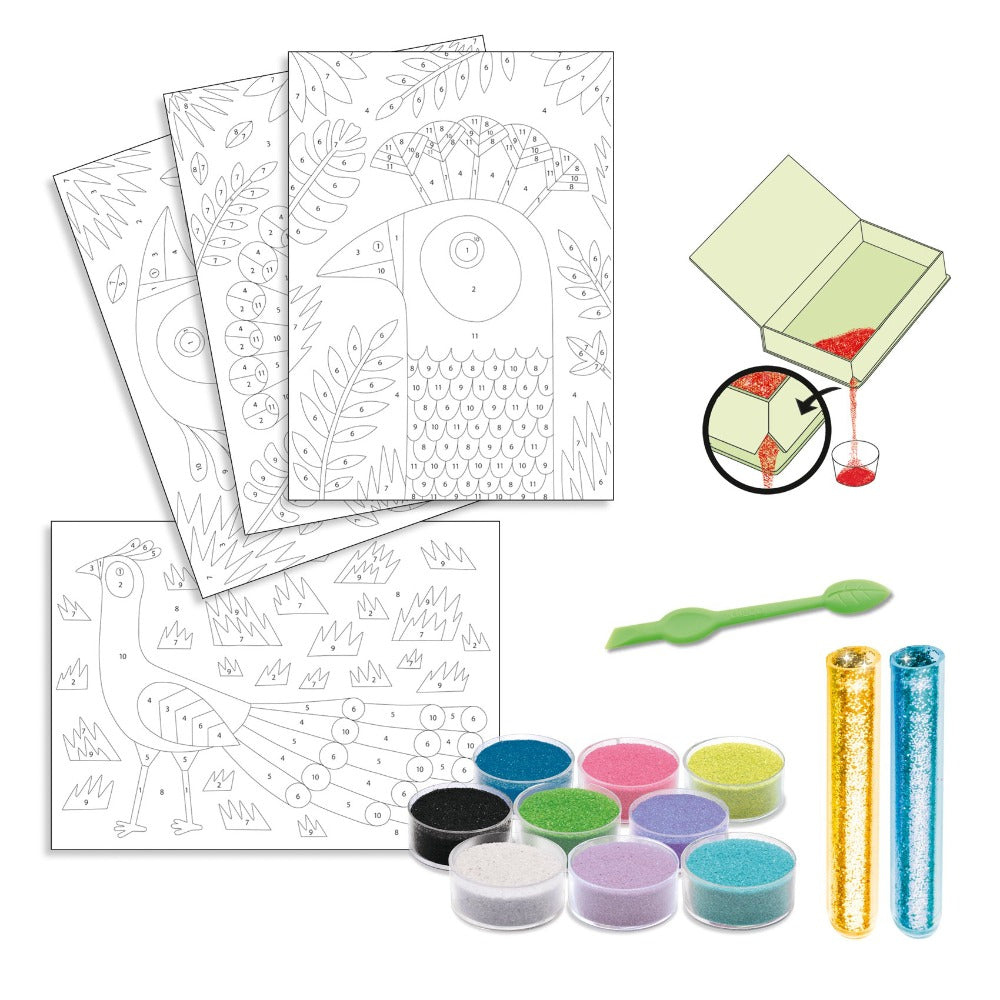 DJECO glitter zand vogels 7 jr+ kopen
