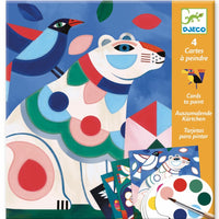 DJECO kaarten schilderen beestenboel 6 jr+