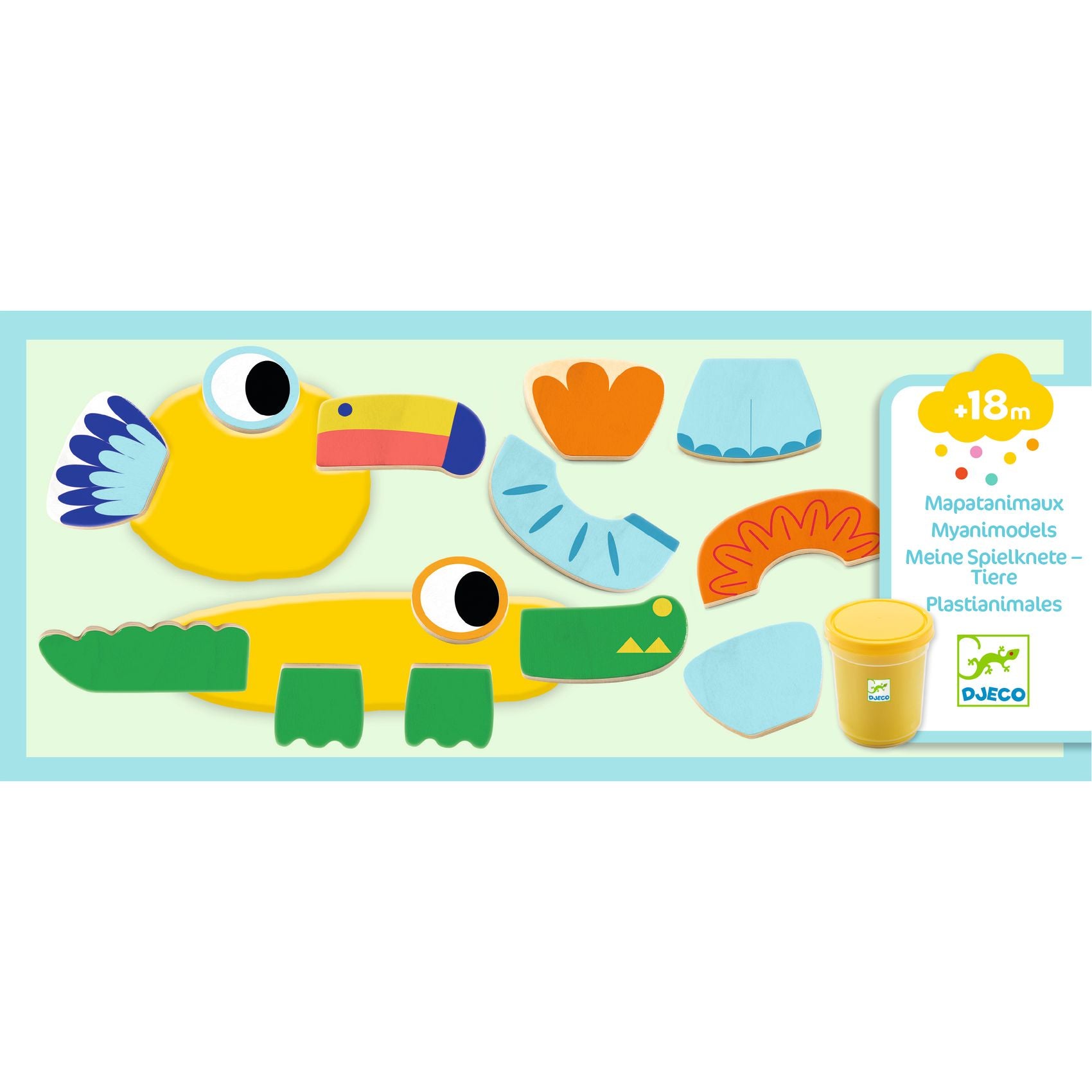 DJECO klei Myplasti Animales 18 mnd+