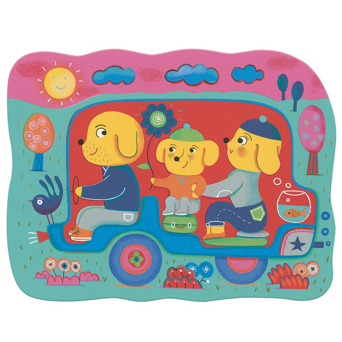 DJECO magisch kleuren hidden on the road 18 mnd+