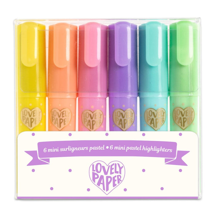 DJECO mini markers pastel 6 stks 6jr+
