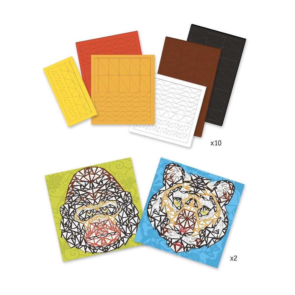 DJECO mozaiek set wilde dieren Khan 8 jr+ kopen
