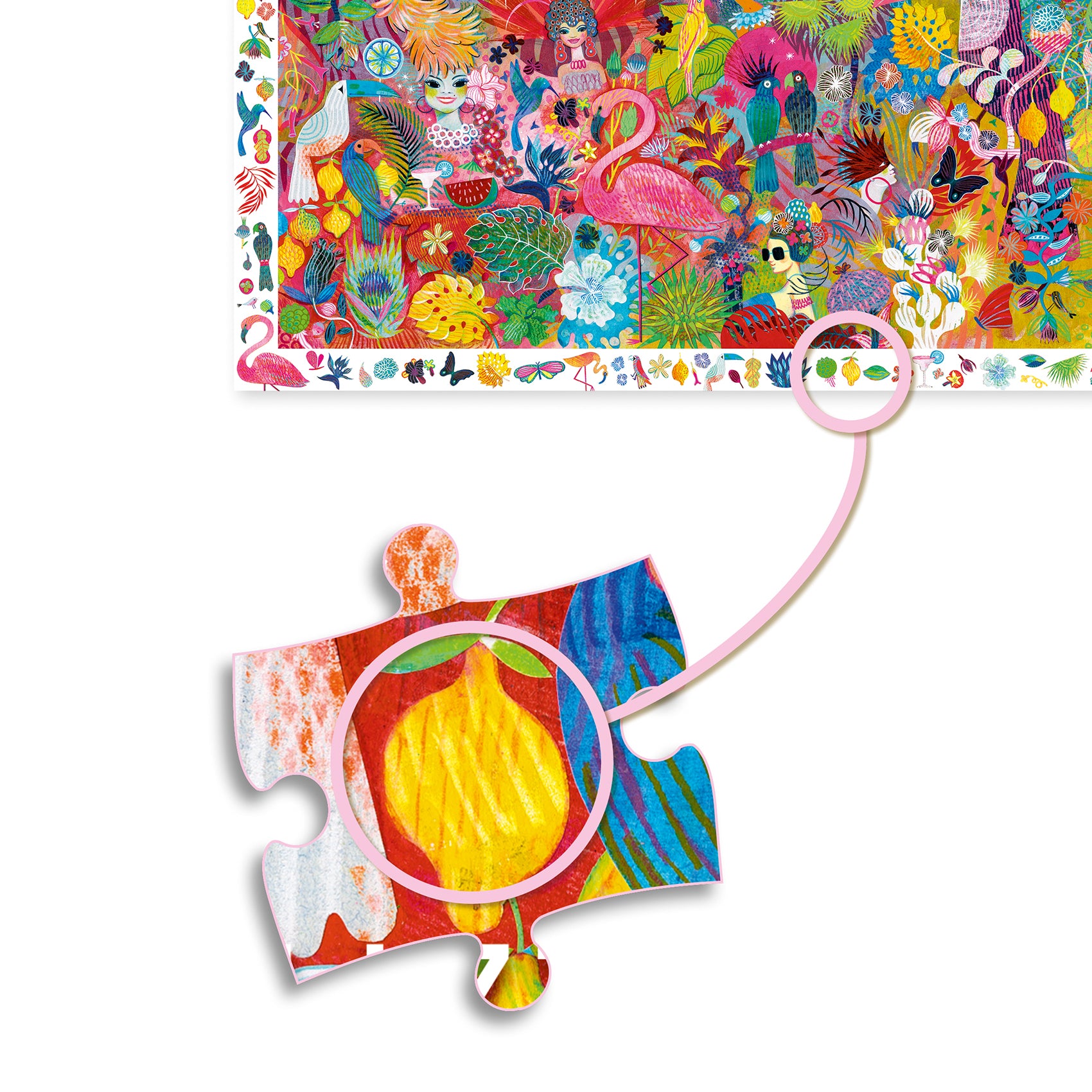 DJECO observatie puzzel Carnaval 6 jr+/ 200 stks