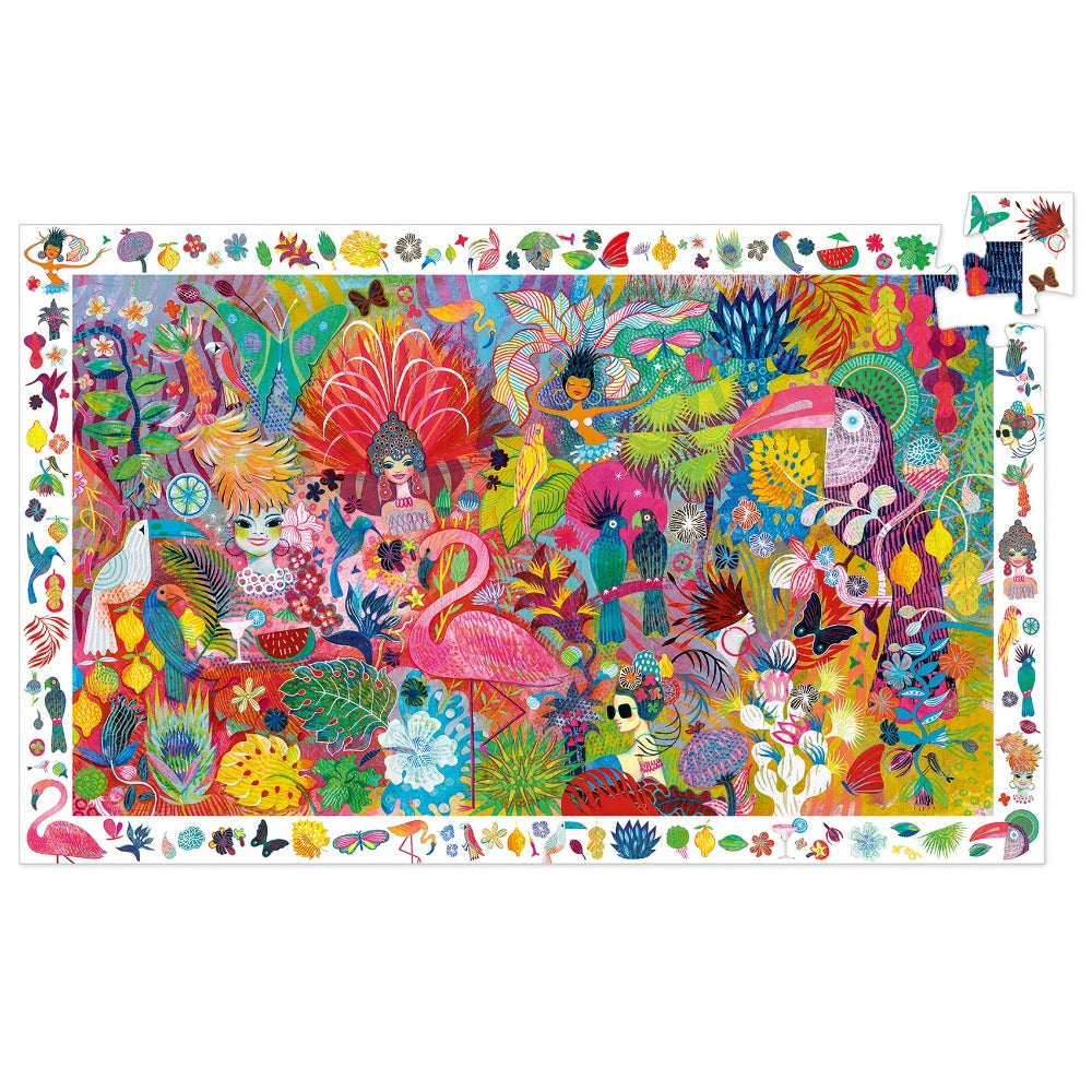 DJECO observatie puzzel Carnaval 6 jr+/ 200 stks