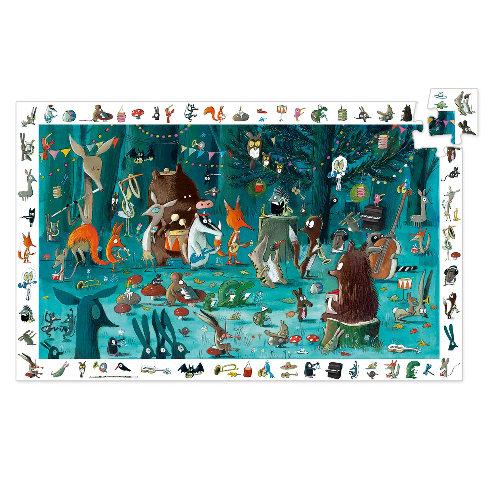 DJECO observatie puzzel L'Orchestre 3 jr+/ 35 stks