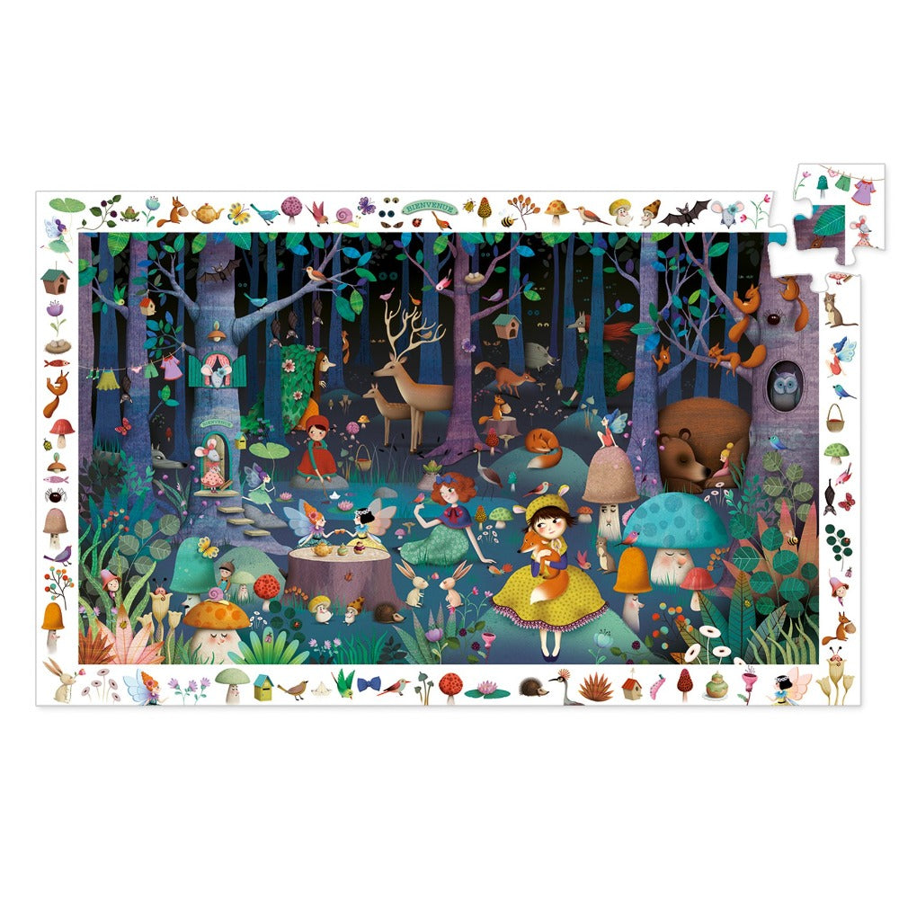 DJECO observatie puzzel La foret enchantee  5 jr+/ 100 stks kopen