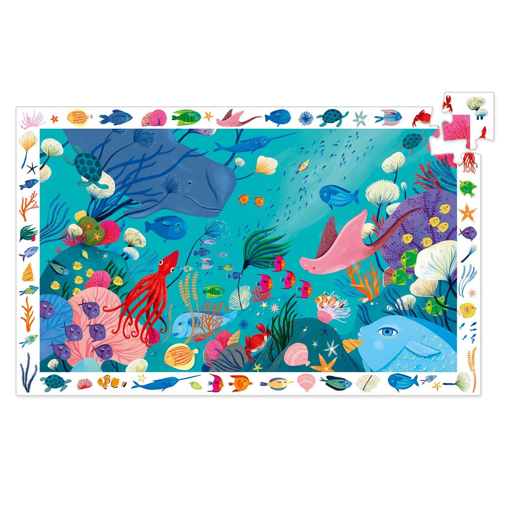 DJECO observatie puzzel aquatic 4 jr+/ 54 stks