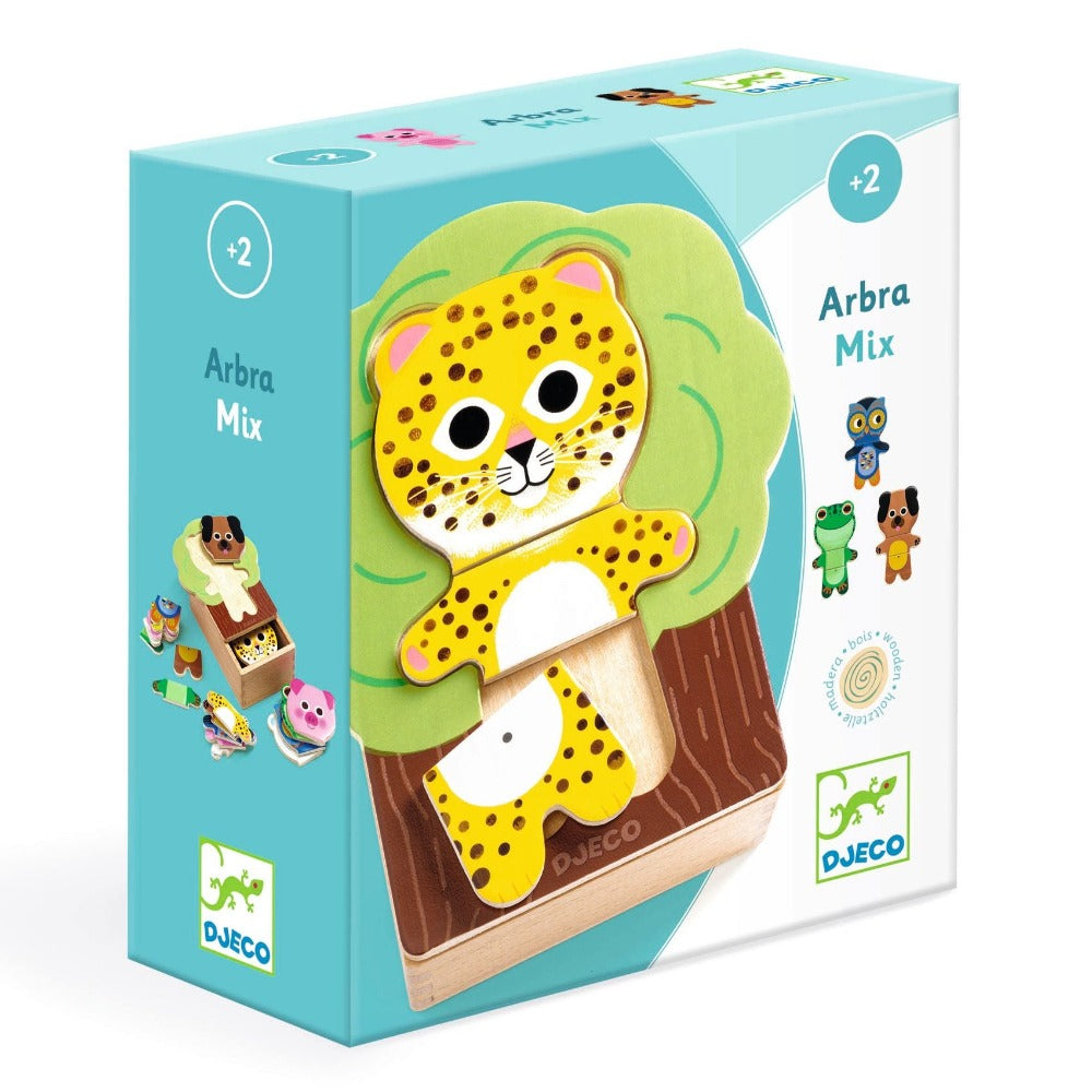 DJECO puzzel Arbra mix 2 jr + / 18 stks