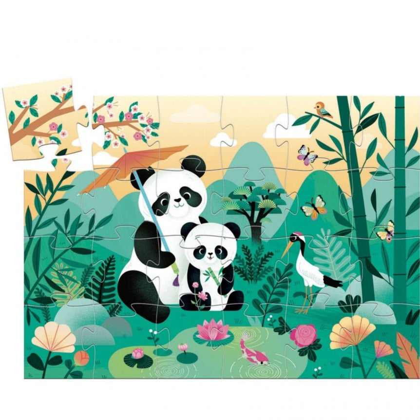 DJECO puzzel Leo de panda 3 jr / 24 stks kopen
