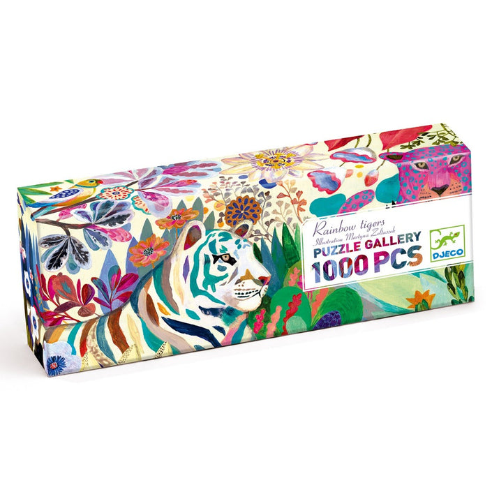 DJECO puzzel Rainbow tigers 9 jr+/ 1000 stks
