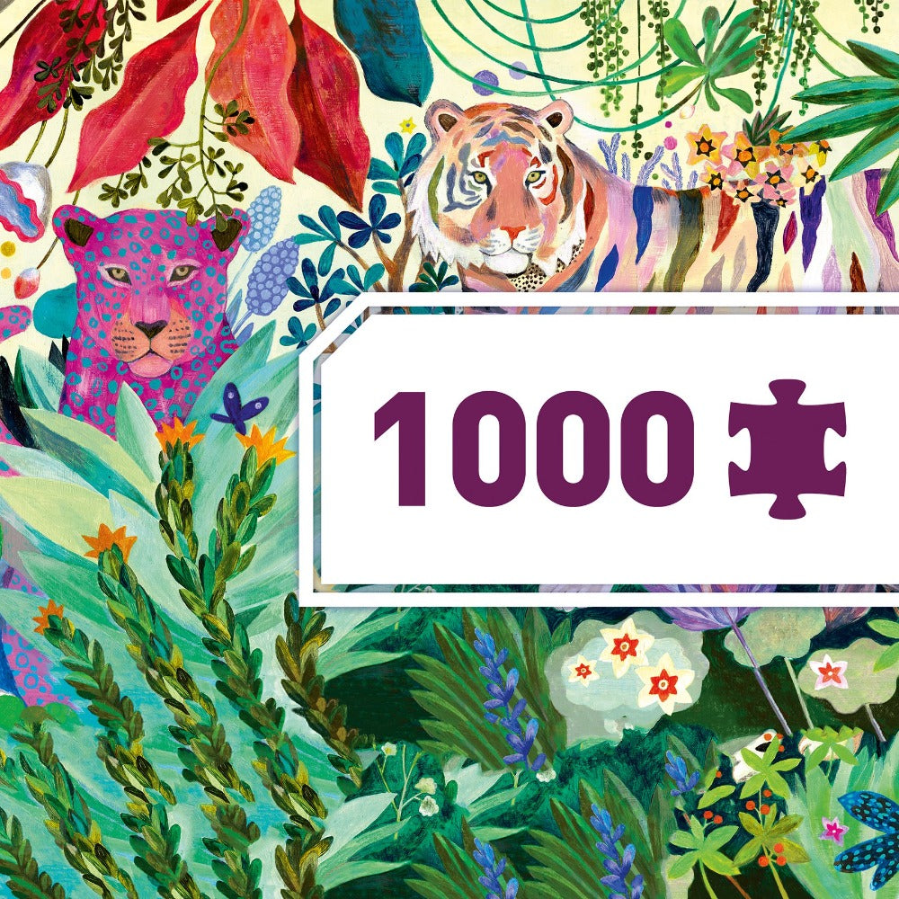 DJECO puzzel Rainbow tigers 9 jr+/ 1000 stks kopen