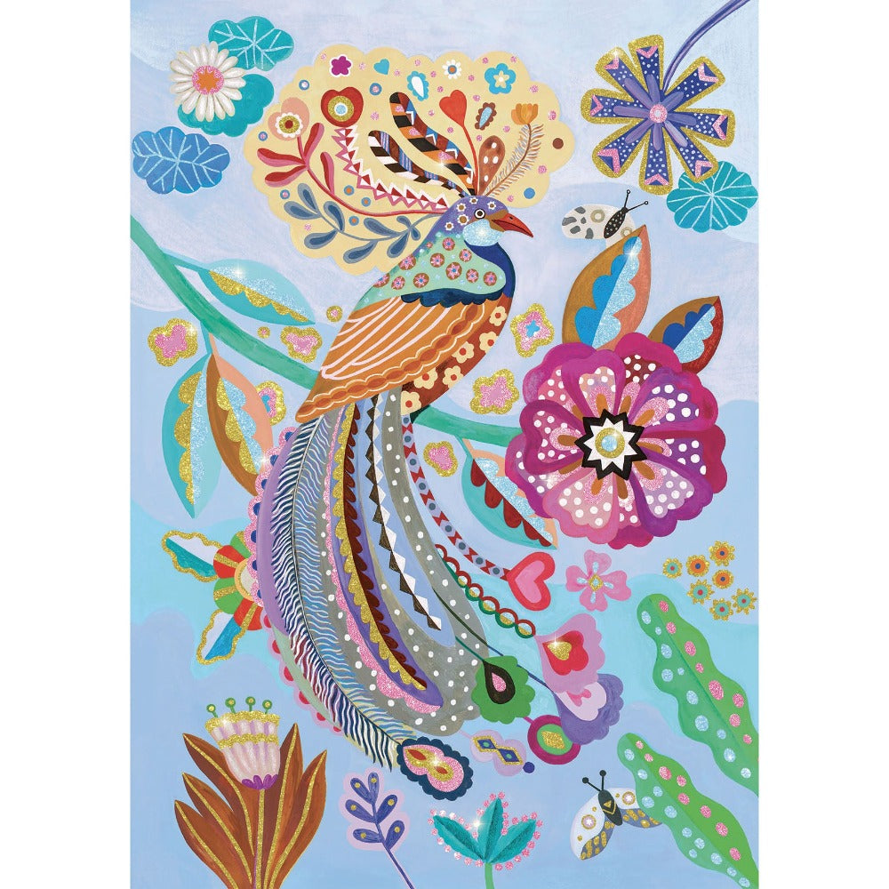 DJECO puzzel Sparkling bird 4 jr+/ 50 stks 3070900072541