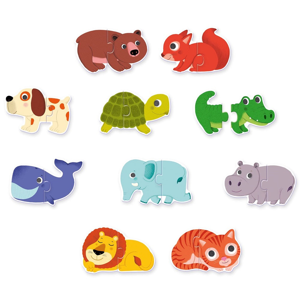 DJECO puzzel duo animals 2 jr+