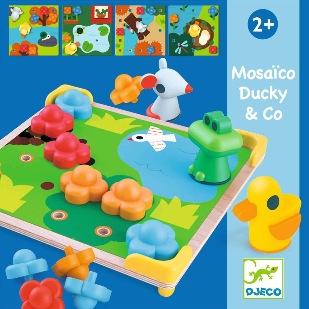 DJECO spel mozaiek Ducky & Co 2 jr+