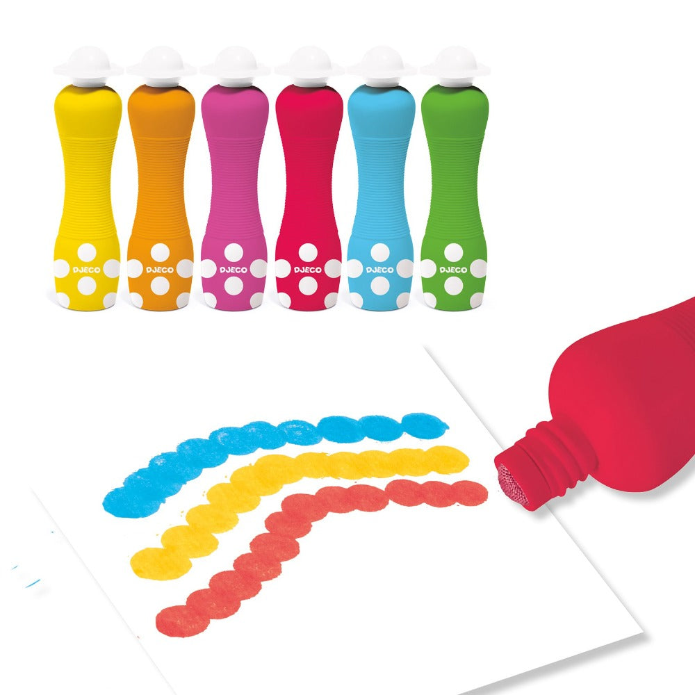 DJECO stempel verf 6 stks 18 mnd+ 3070900090026