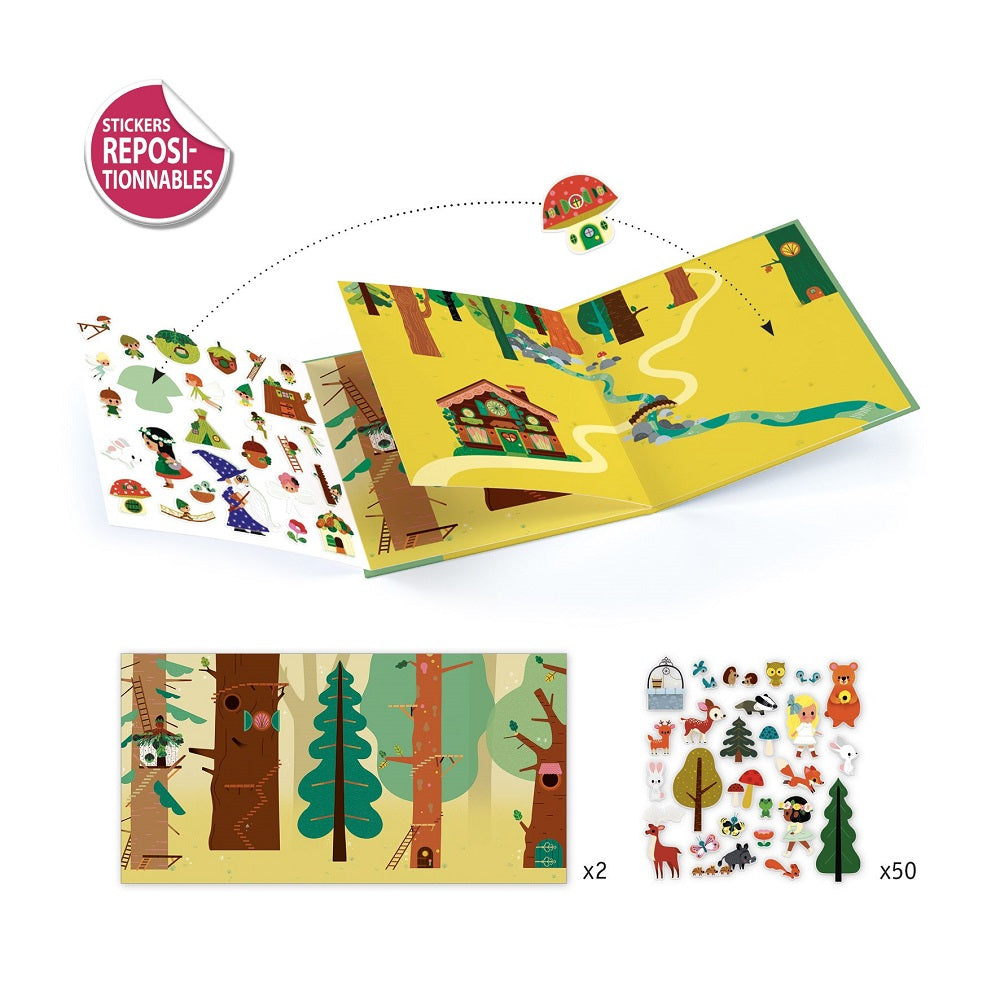 DJECO sticker story Magisch bos 4 jr+ kopen