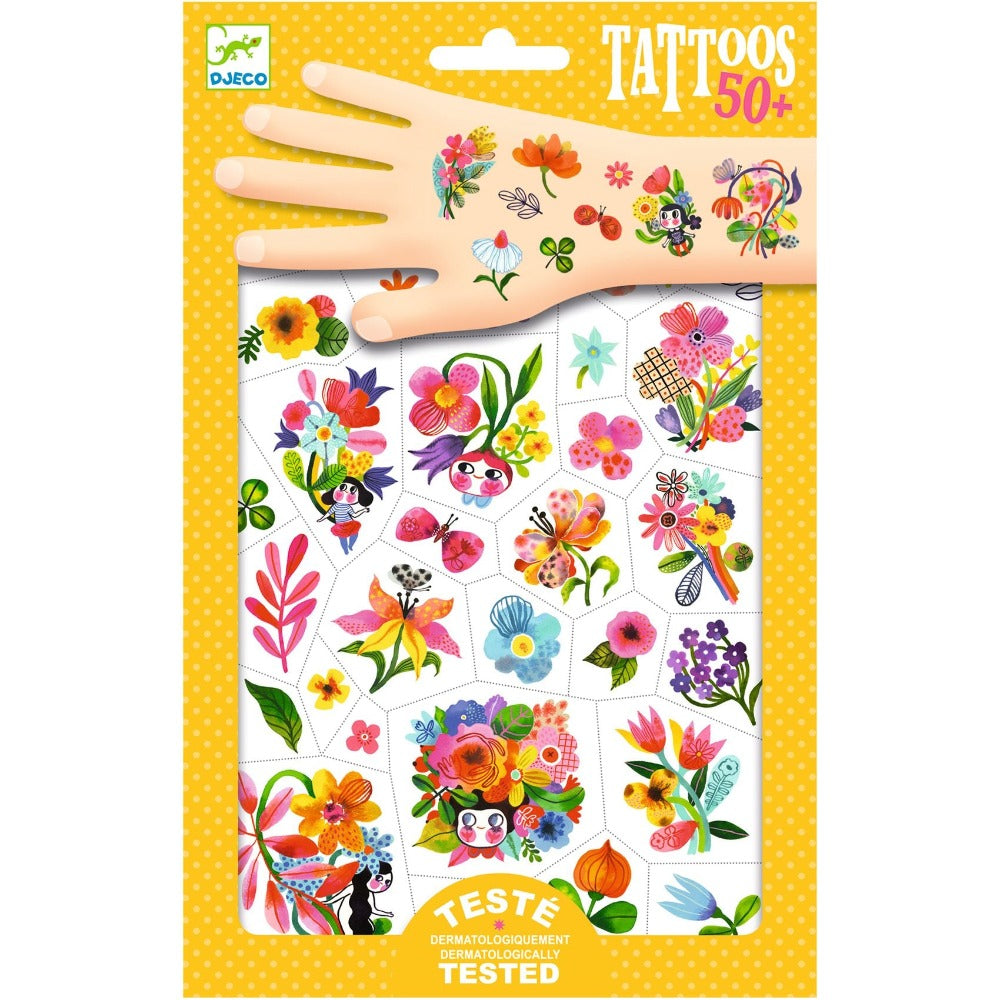 DJECO tattoo's Aqua flor