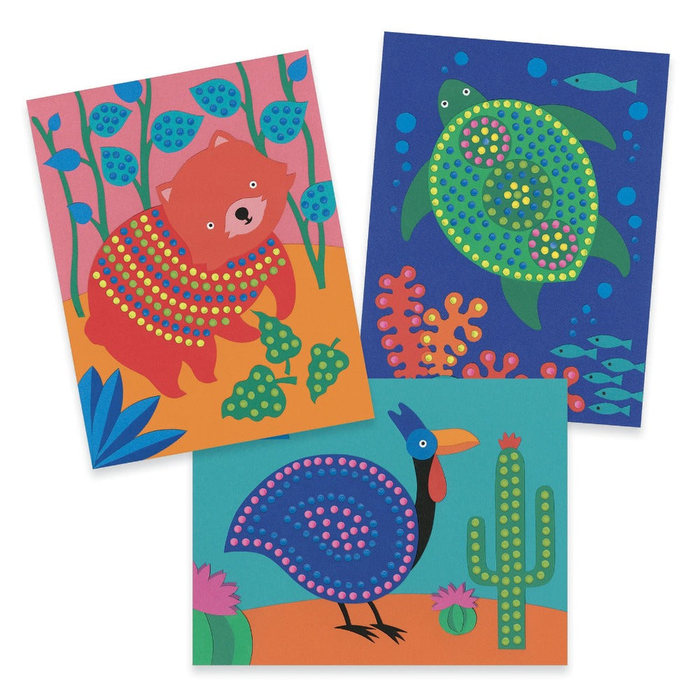DJECO verven met stokjes Pointillisme 3 jr+