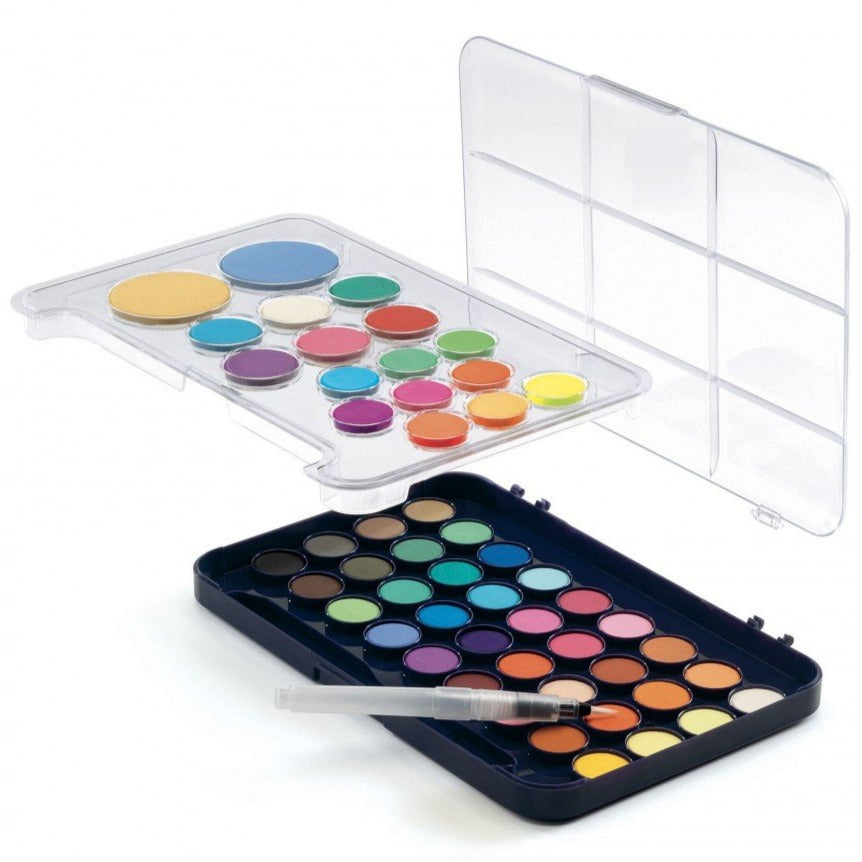 DJECO waterverf set 50 kleuren kopen