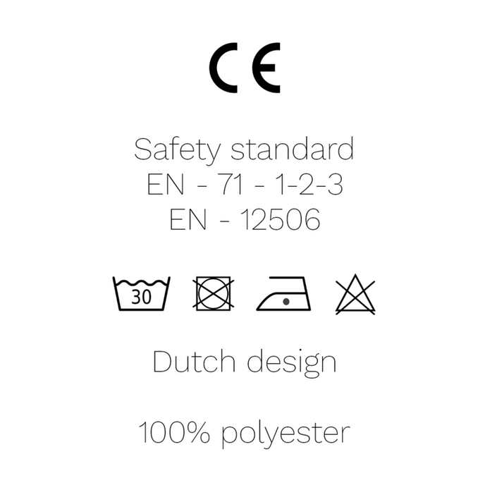 Dappermaentje speendoekje maan teddy beige