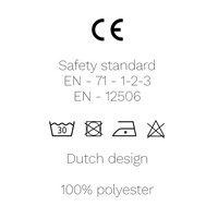 Dappermaentje speendoekje maan teddy koffie