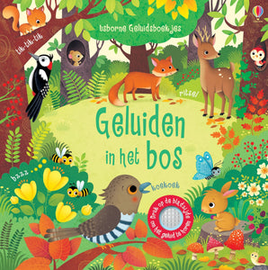 Geluiden in het bos - geluidenboek 1 jr+