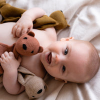 HVID knuffeldoekje Teddy tokki brick