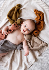 HVID knuffeldoekje Teddy tokki sand