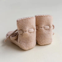 HVID slofjes apricot 9-15 mnd