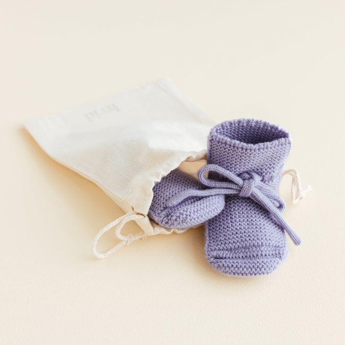 HVID slofjes lilac 0-9 mnd