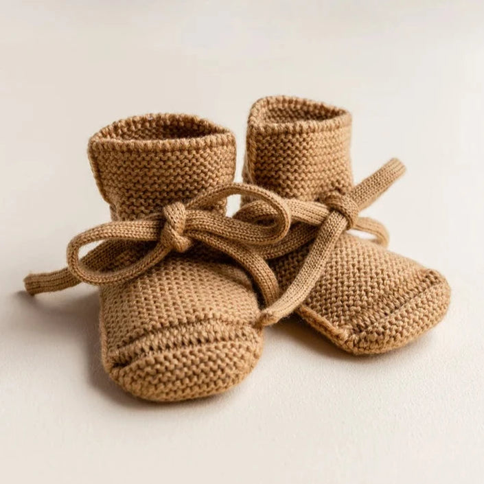 HVID slofjes ochre 9-15 mnd