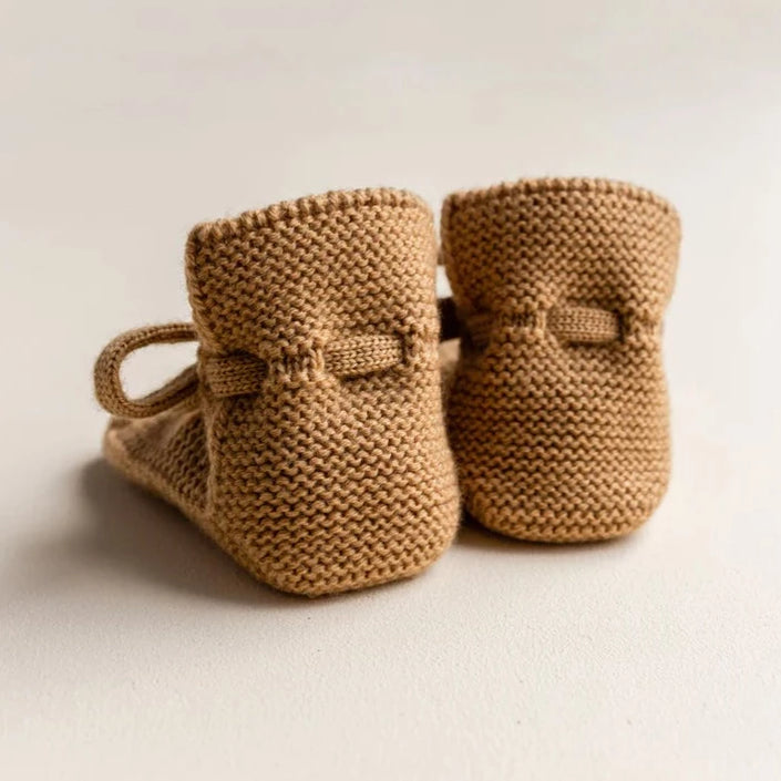 HVID slofjes ochre 9-15 mnd