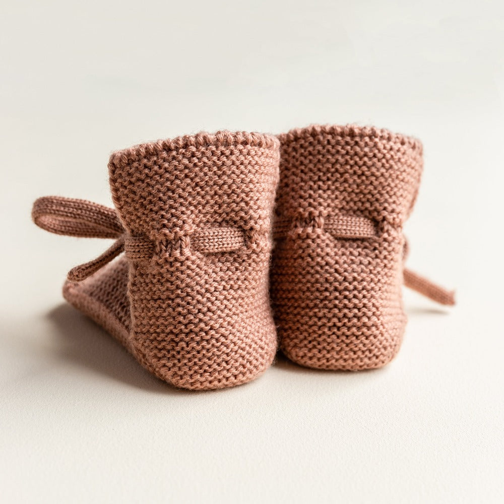 HVID slofjes terracotta 0-9 mnd 5404027802503