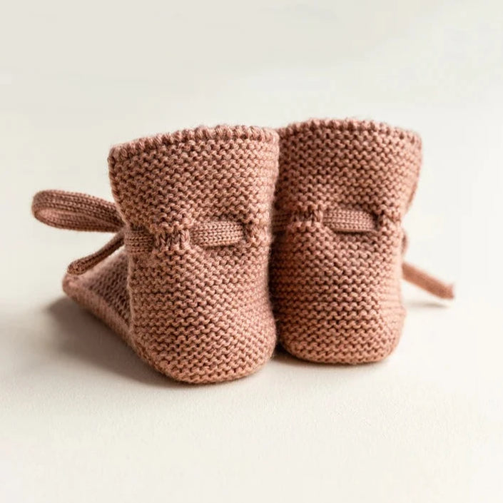 HVID slofjes terracotta 9-15 mnd