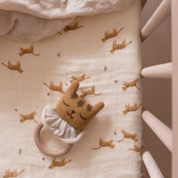 Main Sauvage bijtring + rammelaar tiger