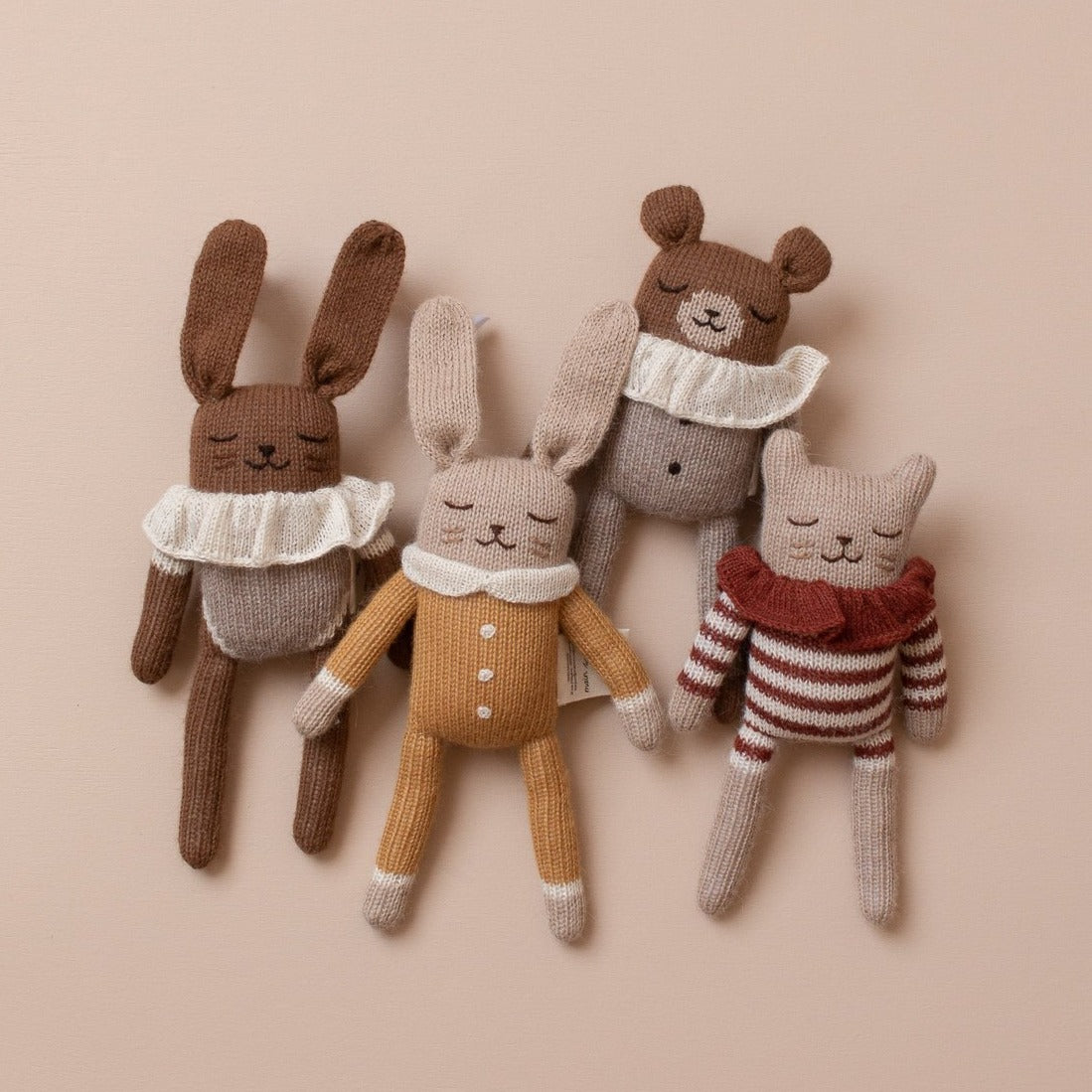Main Sauvage knuffel bunny oat