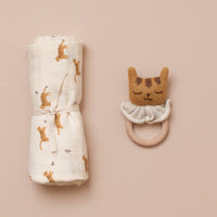 Main Sauvage bijtring + rammelaar tiger