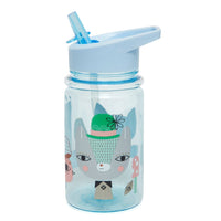 Petit Monkey drinkfles Lama & Friends blue