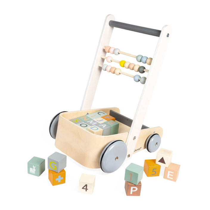 JANOD loopwagen blokken 1jr+