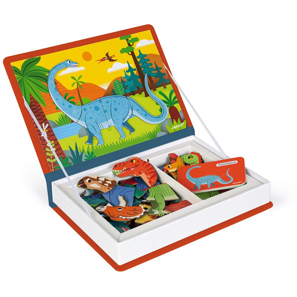 JANOD magneetboek dinosaurus 3jr+ 3700217325909
