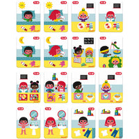 JANOD magneetboek klok kijken 3 jr+