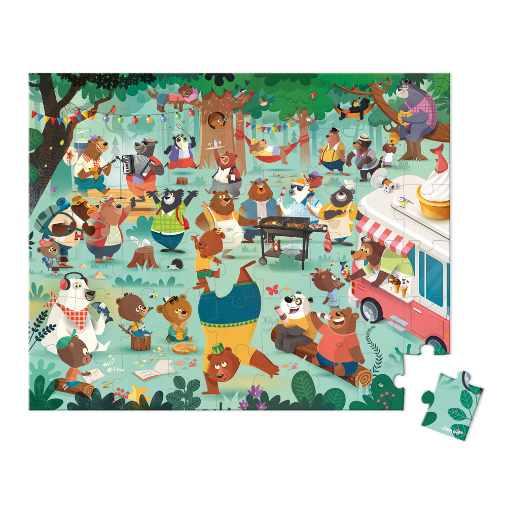 JANOD puzzel Berenfamilie 5jr+ / 54 stks