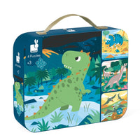 JANOD puzzel Dinosaurus 3jr+/ 6-9-12-16 stks