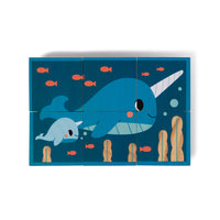 JANOD x WWF blokpuzzel dieren jong 12mnd+ / 6 stks