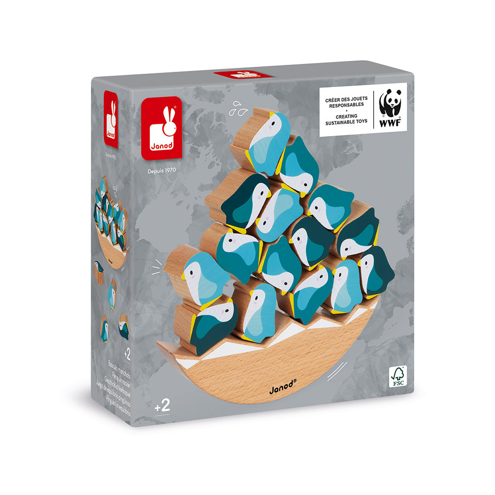 JANOD x WWF evenwichtsspel pinguin 2 jr+ 118602