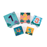 JANOD x WWF stapeltoren met 5 houten dieren 1 jr+