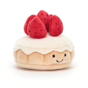 Jellycat knuffel Pattiserie Tarte aux Fraises
