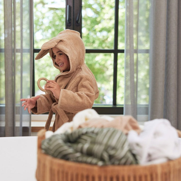 Jollein badjas biscuit 1 jr+