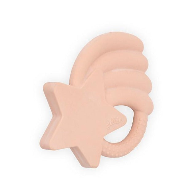 Jollein bijtring falling star pale pink kopen