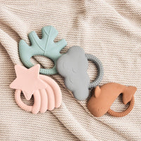 Jollein bijtring falling star pale pink